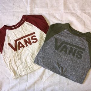 Vans Baseball Tees (Set of 2)
